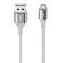 BELKIN Premium Kevlar Cable - Micro USB to USB cable silver 1,2M 