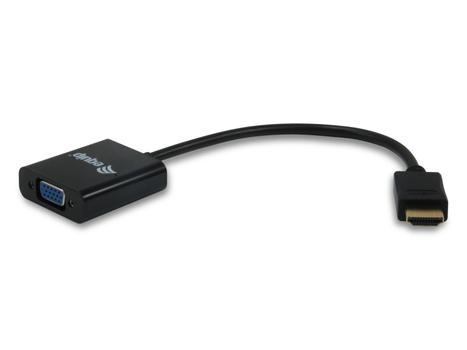 EQUIP HDMI-VGA Adapter equip mit Audio schwarz (11903607)
