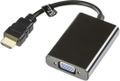 DELTACO HDMI til VGA og 3.5mm adapter Hann/Hunn