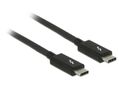 DELOCK Thunderbolt™ 3 (20 Gb/s) USB-C™ cable male > male passive 1m 5