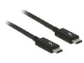 DELOCK Thunderbolt 3 Kabel schwarz 1m