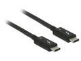 DELOCK Thunderbolt 3 Kabel schwarz 1,5m