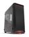 PHANTEKS Eclipse P400S Glass Silent Tempered Glass Panel, ATX, m-ATX, m-ITX, Black/Red