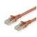 ROLINE CAT6A S/FTP CU LSZH Ethernet Cable Brown 0.5m