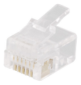 DELTACO Modular Connector 6P6C RJ12, 20-pack