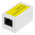DELTACO coupler Cat5e, UTP (unshielded), female-female, white