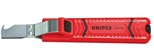 KNIPEX 1620165SB Red cable stripper, Stripping / dismantling tool - 1265150 (1620165SB)