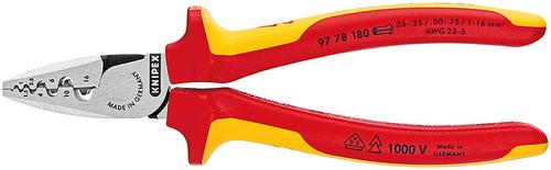 KNIPEX Crimping Pliers for end sleeves (ferrules) (9778180)