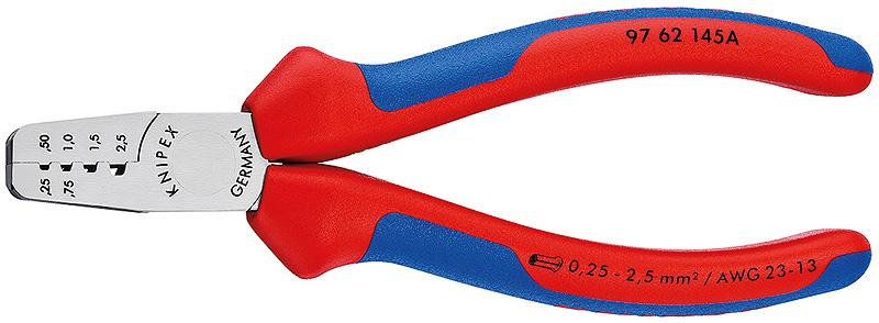 KNIPEX 97 62 145 A Kombinationswerkzeug Silber Kabel-Crimper (9762145A)