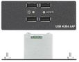 EXTRON USB HUB4 AAP  Four-Port USB 2.0 Hub - AAP Version - Black