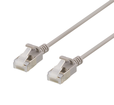 DELTACO Slim U/FTP LSZH 1m grey (UFTP-1020)