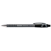 PAPERMATE Flexgrip Ultra, Sort, Sort, Grå, Clip-on retractable ballpoint pen, Mellem, 1 mm, Ambidextrous/tohåndede