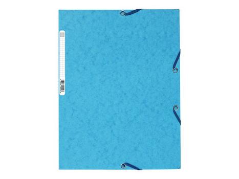 EXACOMPTA Strikkmappe EXACOMPTA A4 3 kl 400g l.blå (55519E*25)