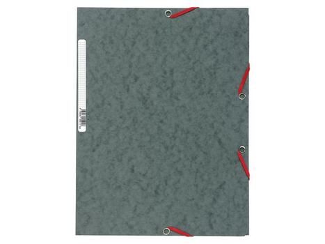 EXACOMPTA Strikkmappe EXACOMPTA A4 3 kl 400g grå (55511E*25)