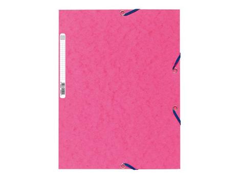 EXACOMPTA Strikkmappe EXACOMPTA A4 3 kl 400g rosa (55520E*25)