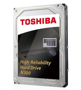 TOSHIBA N300 NAS - Hard drive - 4 TB - internal - 3.5" - SATA 6Gb/s - 7200 rpm - buffer: 128 MB (HDWQ140UZSVA)