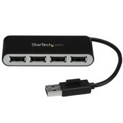 STARTECH StarTech.com 4 Port Portable USB 2.0 Hub with Cable