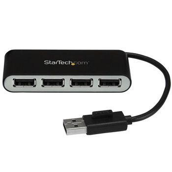 STARTECH StarTech.com 4 Port Portable USB 2.0 Hub with Cable (ST4200MINI2)