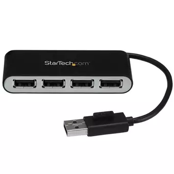 StarTech 4 Port USB 2.0 Hub - USB Bus Powered - Portable Multi Port USB 2.0 Splitter and Expander Hub - Small Travel USB Hub (ST4200MINI2) - hub - 4 porter (ST4200MINI2)
