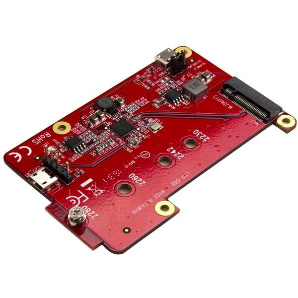 StarTech - Raspberry Pi Board - USB 2.0 480Mbps - USB to M.2 SATA Converter - USB to SATA Raspberry Pi SSD (PIB2M21) - Diskkontroller - M.2 Card - USB 2.0