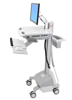 ERGOTRON STYLEVIEW CART WITH LCD ARM LIFE POWERED SWITZERLAND CRTS (SV42-6202-C)