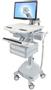 ERGOTRON STYLEVIEW CART WITH LCD ARM LIFE POWERED 2 DRAWERS CH PERP (SV44-1222-C)