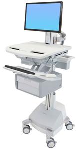 ERGOTRON STYLEVIEW CART WITH LCD PIVOT SLA POWERED TALL DRAWER CH CRTS (SV44-13B1-C)