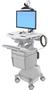 ERGOTRON STYLEVIEW TELEMEDICINE CART WITH SGL MONITOR SLA POWERED CH CRTS