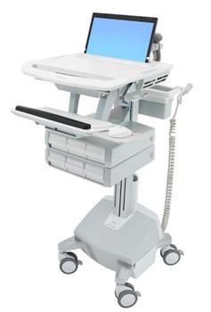 ERGOTRON STYLEVIEW LAPTOP CART LIFE POWERED 6 DRAWERS CH PERP (SV44-1162-C)