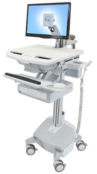ERGOTRON STYLEVIEW CART WITH LCD ARM LIFE POWERED 1 DRAWER CH PERP (SV44-1212-C)