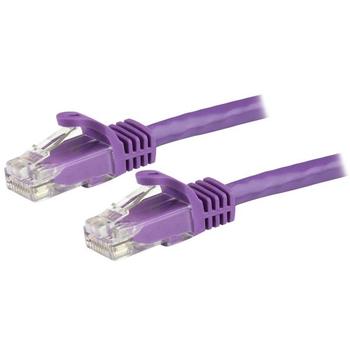 STARTECH 1.5 M CAT6 CABLE PURPLE SNAGLESS - 24 AWG COPPER WIRE CABL (N6PATC150CMPL)