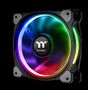 THERMALTAKE Riing Plus 12 LED RGB 3er Set high performance casefan 3 pieces 12x12x2, 5cm Software Noise 18.7 dBA with LNC