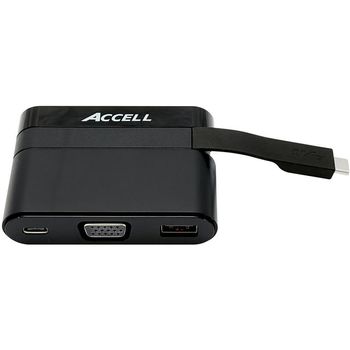 ACCELL Docking Station USB-C Mini VGA USB3 USB-C (U205B-001B)
