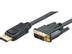 MCAB DISPLAYPORT TO DVI CABLE, M/M F-FEEDS