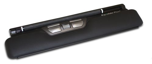 ERGOSLIDER Plus+, inbyggd mus 5 knappar+scroll,  800 DPI, USB, Svart (440-E801 $DEL)