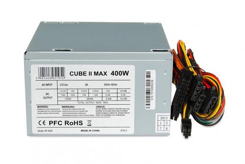 IBOX POWER SUPPLY I-BOX CUBE II ATX 400W 12 CM FAN (ZIC2400W12CMFA)