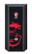 Cooler Master Masterbox 5 MSI Edition Vifter: 1x 120mm front, 1x 120mm bak, mITX, mATX, ATX