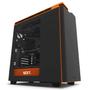 NZXT H440W New Edition  Silent Ultra Black/Orange window