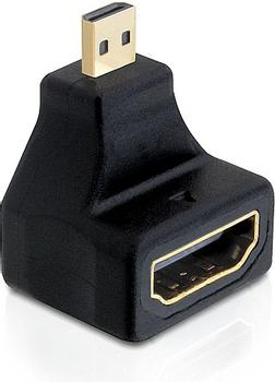 DELOCK HDMI High Speed with Ethernet adapter, Micro HDMI ha - HDMI ho (65270)