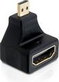 DELOCK HDMI High Speed with Ethernet adapter, Micro HDMI ha - HDMI ho