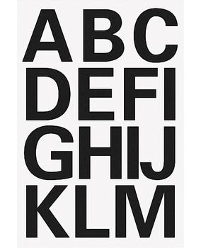 HERMA Etikett Herma bokstav 25mm a-z sort (4167*10)