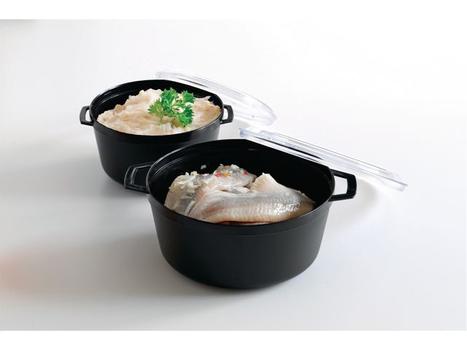 OEM Plastgryte 0,75L med lokk sort (5) (2107509000)