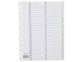 OEM Register A4 PP 1-54 m/indeksark hvit