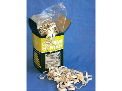 GUMA Gummistrikk GUMA nr 180/4 500g hvit(340) (350044)