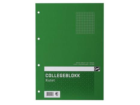 Collegeblokk EMO A4 60g 80bl ruter (2) (21518)