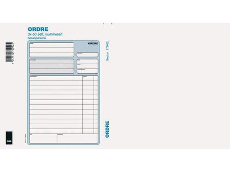 EMO Ordreseddel/ Rekvisisjonsbok EMO num (272052)