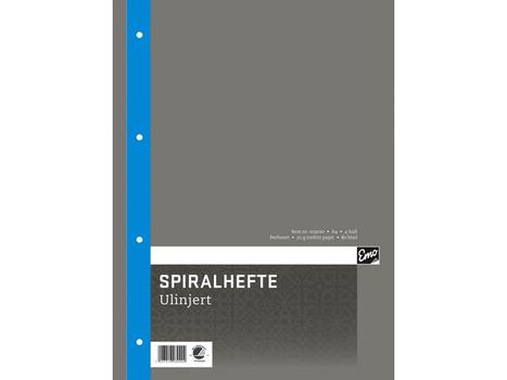 ESSELTE Spiralhefte EMO A4 70g 80 blad ulinjert (203020)