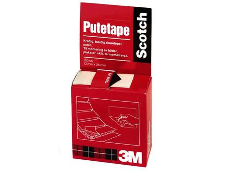 SCOTCH Putetape SCOTCH dobbeltsidig (100) (Y9528D)