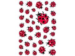 HERMA Decor Stickers ladybirds 3 sheets