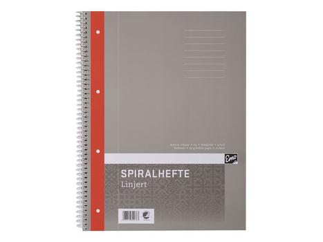 ESSELTE Spiralhefte EMO A4 60g 70 blad linjer (532965010*5)